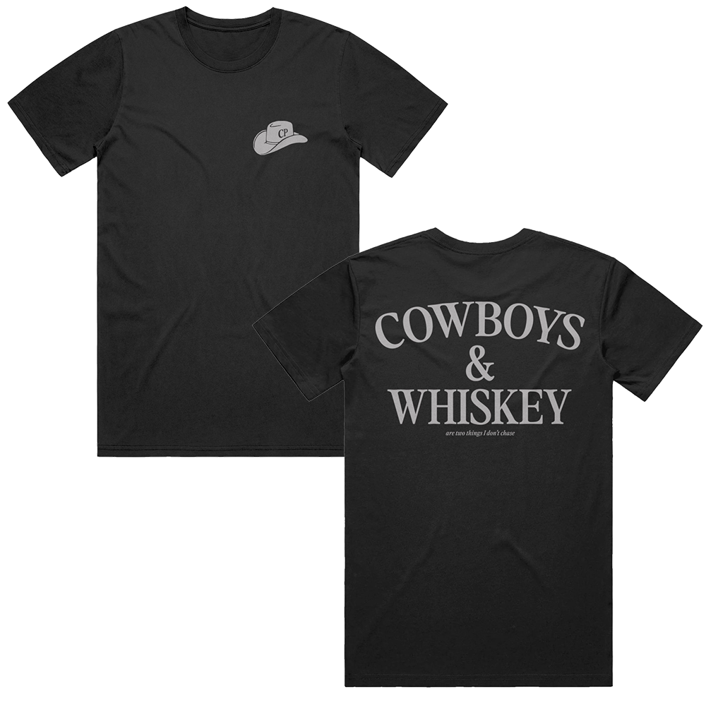 Cowboys & Whiskey Tee