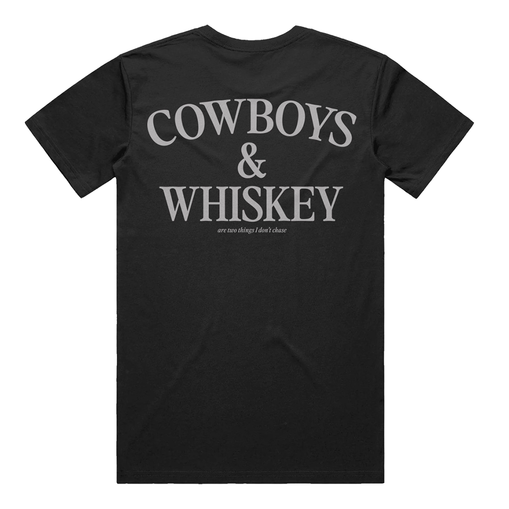 Cowboys & Whiskey Tee