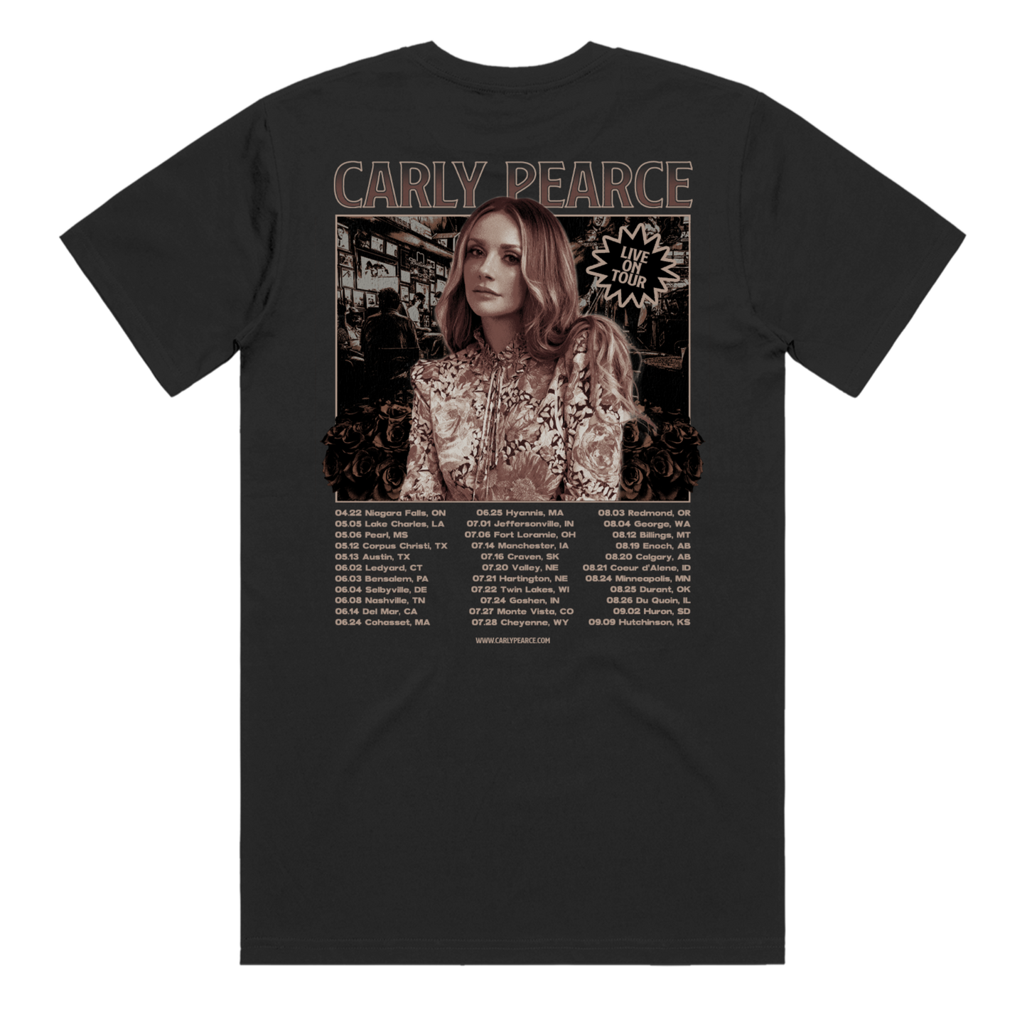 2023 Live On Tour Tee