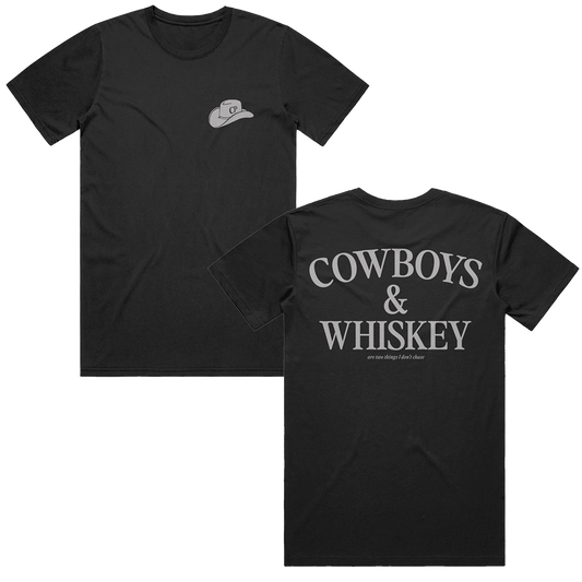 Cowboys & Whiskey Tee