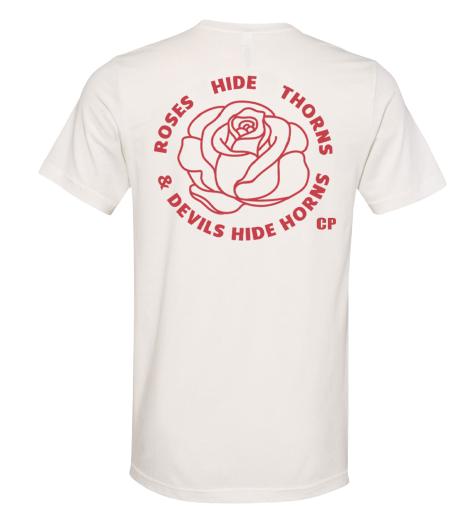 Roses Hide Thorns Tee