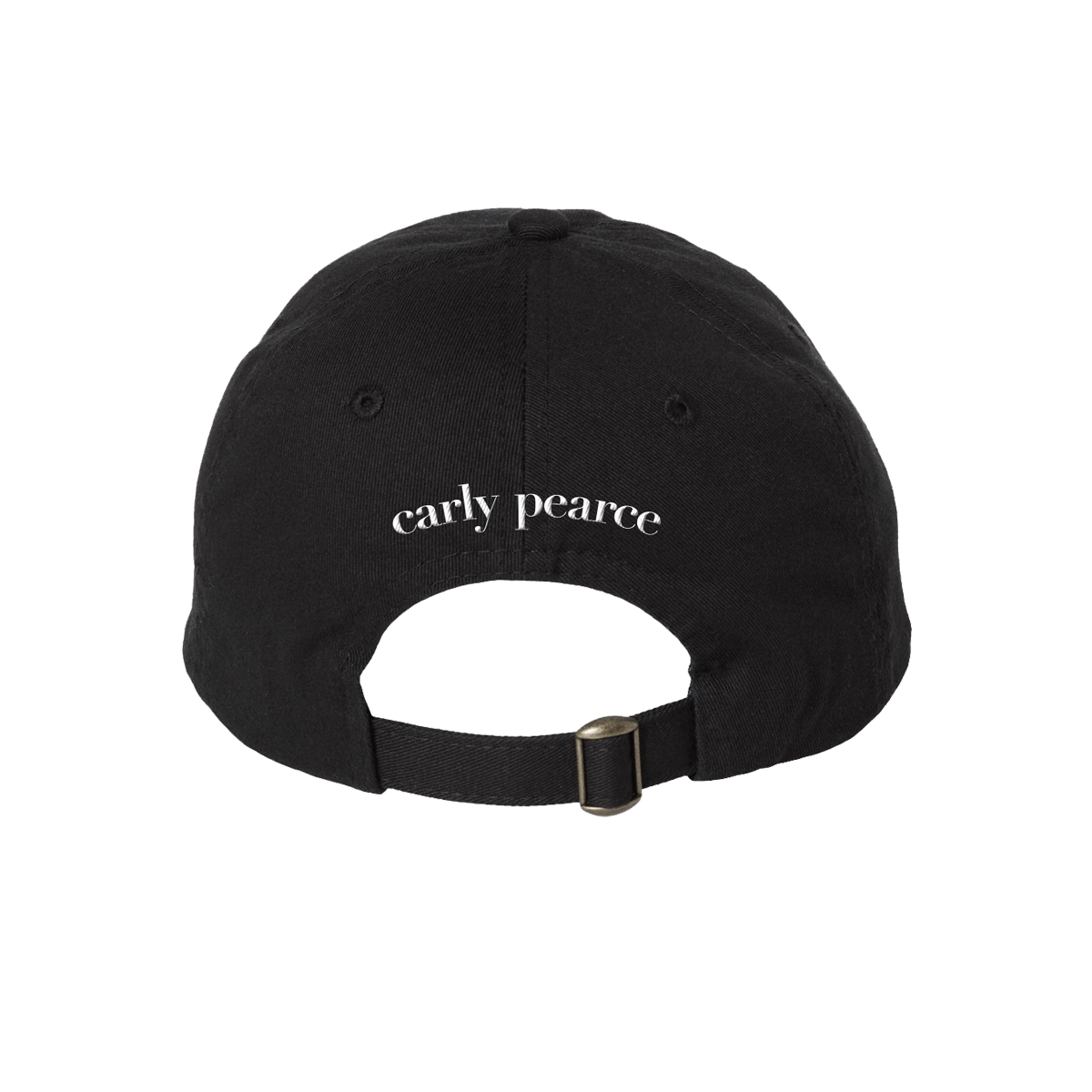 29 embroidered black dad hat back Carly Pearce