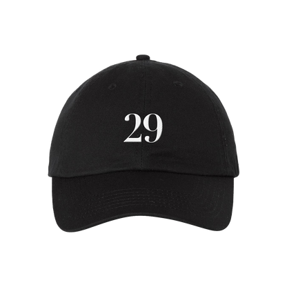 29 embroidered black dad hat front Carly Pearce
